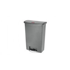 1883606 GRIS PLASTICO BASURERO SLIM JIM C/PEDAL 90LT