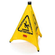 9S01 AMARILLO CONO PRECAUCION 76CM ALTO ENSAMBLE AUTOM.